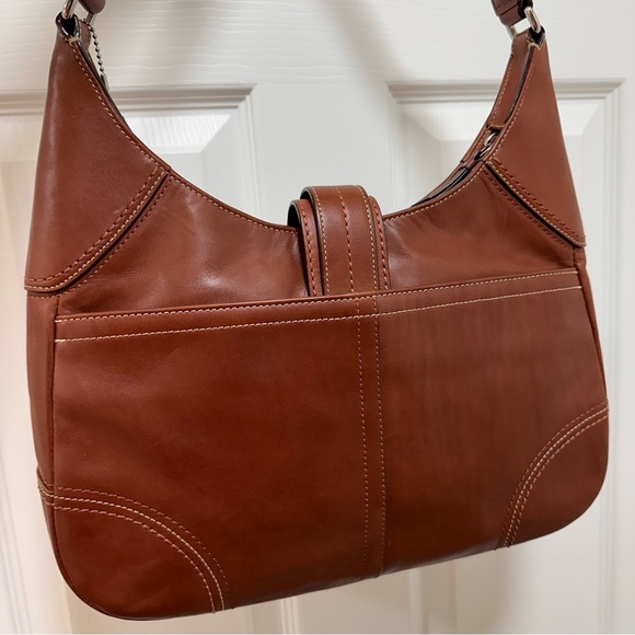 Coach Hamilton Y2K Hobo in Cognac Leather with Buckle Closure LIKE NEW - Picture 13 of 16